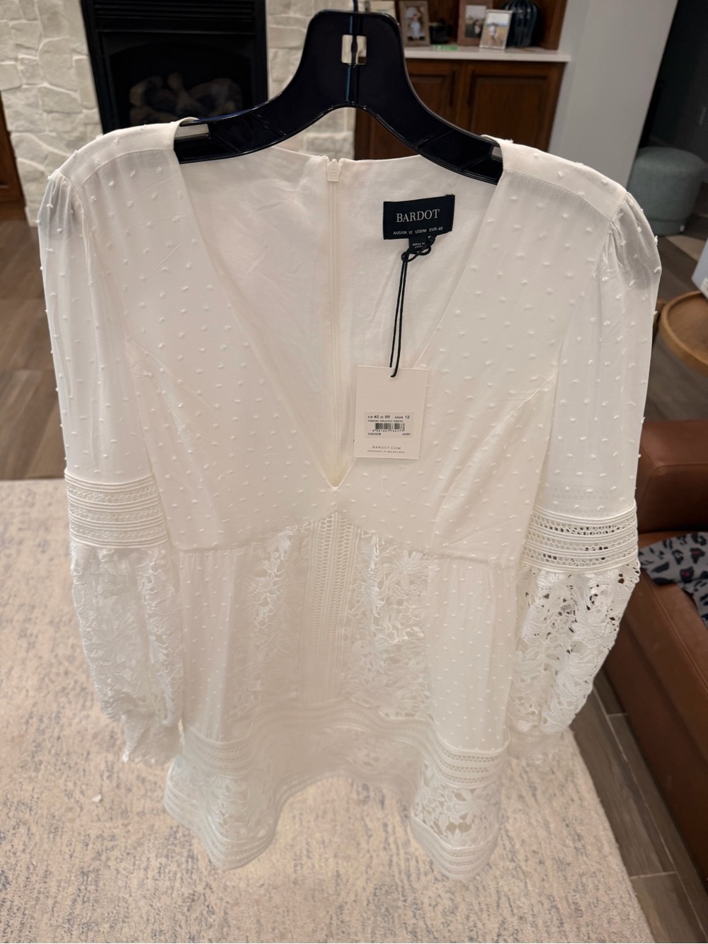 Bardot White Dress